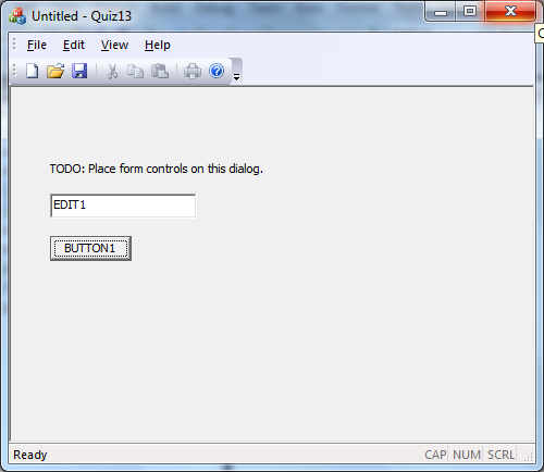 Quiz 13 (EDIT BOX + BUTTON)