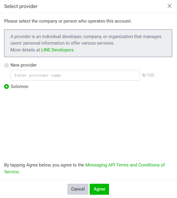 [Select Provider]